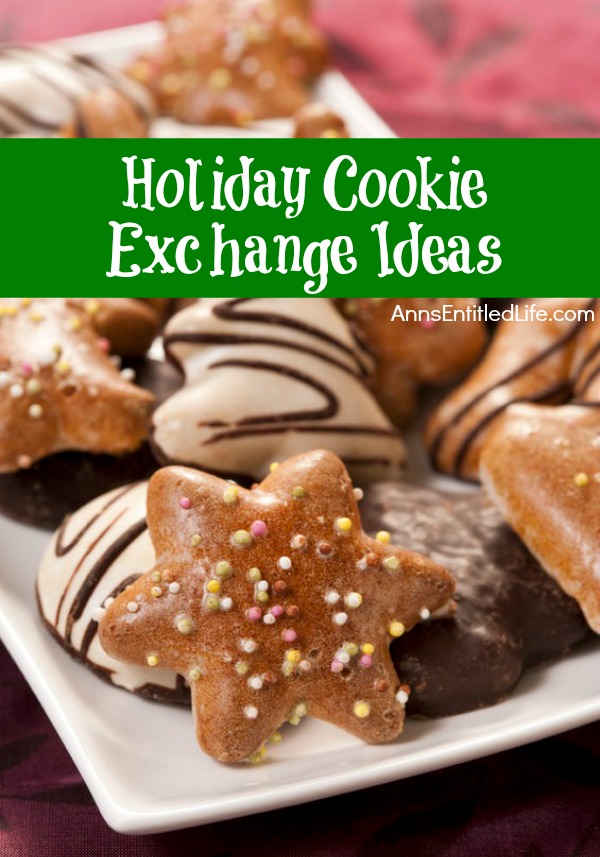 Holiday Cookie Exchange Ideas. Hosting a Holiday Cookie Exchange this year? Here are some tips and ideas for hosting the perfect Cookie Swap this holiday season. I have also included free printable invitations, recipe cards, table tents, ballots, and cookie gift tags!