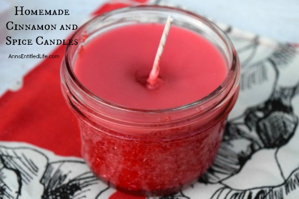 Homemade Cinnamon and Spice Candles; Easily and inexpensively make your own Homemade Cinnamon and Spice Candles! Great for gifts, stocking stuffers, or to scent your own home during the holiday season. These Homemade Cinnamon and Spice Candles are a fun DIY project that yields great results!