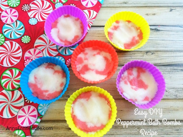 Easy DIY Peppermint Bath Bombs Recipe. Make bath and shower time  fresh and fabulous with these easy to make, Homemade Peppermint Bath Bombs. The cool aromatic scent of peppermint will energize your senses, clear your nasal passages and perk up your day! Use these Easy DIY Peppermint Bath Bombs to pamper and sooth yourself or give these homemade bath fizzies as gifts for any special occasion.