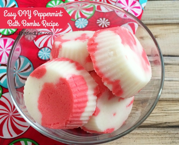 Easy DIY Peppermint Bath Bombs Recipe. Make bath and shower time  fresh and fabulous with these easy to make, Homemade Peppermint Bath Bombs. The cool aromatic scent of peppermint will energize your senses, clear your nasal passages and perk up your day! Use these Easy DIY Peppermint Bath Bombs to pamper and sooth yourself or give these homemade bath fizzies as gifts for any special occasion.