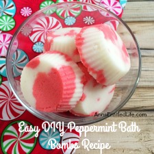 Easy DIY Peppermint Bath Bombs Recipe