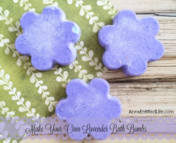 Make Your Own Lavender Bath Bombs. Make bath and shower time fabulous and sweet smelling with these easy to make, pretty little DIY Lavender Bath Bombs. Use them to pamper yourself or give these homemade bath fizzies as gifts for teachers, Mother's Day, Christmas stocking stuffers and more!