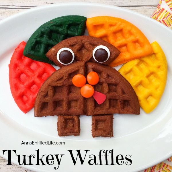Turkey Waffle Recipe. This adorable turkey waffle makes for a wonderful Thanksgiving breakfast! Your kids (and you) will be thrilled to start the day with this sweet and charming morning repast.