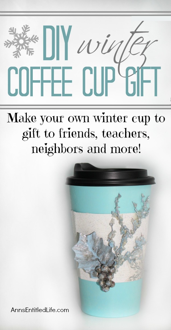 DIY Winter Cup Gift. These special and beautiful disposable gift cups make a perfect gift for everyone during the holidays. Customize the gifts inside for coffee fanatics, tea lovers or even hot cocoa for a heart warming and thoughtful way to show that you care.