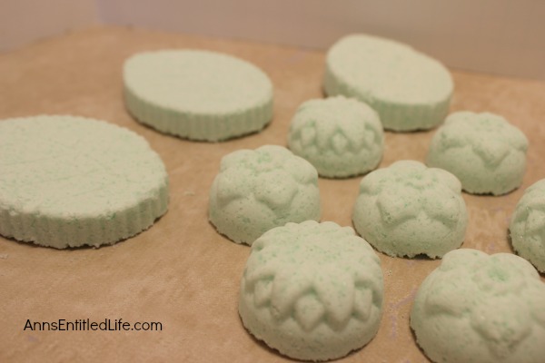 Eucalyptus Bath Bombs Recipe. Make bath and shower time wonderful with these easy to make, Eucalyptus Bath Bombs. The fresh aromatic scent of eucalyptus will sooth your muscles, clear your nasal passages and perk up your day! Use these Eucalyptus Bath Bombs  to pamper and sooth yourself or give these homemade bath fizzies as gifts for any special occasion.