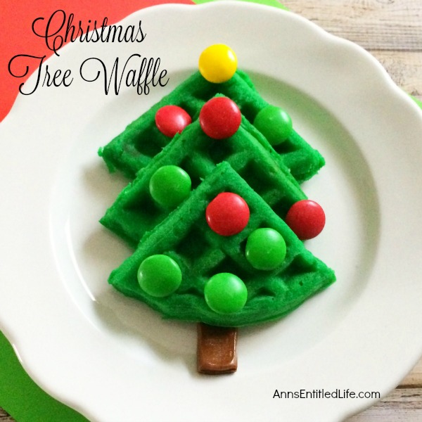 Christmas Tree Waffle Recipe. Christmas morning breakfast does not get any cuter than this Christmas Tree Waffle! Your children (and you) will be delighted with this yuletide morning repast.