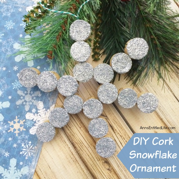 DIY Cork Snowflake Ornament. If you have saved wine corks, this is a cute and easy holiday craft for you! Make your own snowflake ornaments to hang on your Christmas tree, to give as gifts, or as a fun and simple craft to keep the kids busy on a cold winter day.