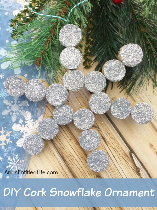 DIY Cork Snowflake Ornament. If you have saved wine corks, this is a cute and easy holiday craft for you! Make your own snowflake ornaments to hang on your Christmas tree, to give as gifts, or as a fun and simple craft to keep the kids busy on a cold winter day.