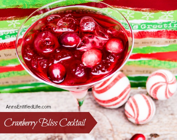 Cranberry Bliss Cocktail Recipe. The Cranberry Bliss Cocktail is the perfect drink to serve at your holiday parties and get-togethers. Enjoy the sweet-tart taste of cranberry this holiday season with this delicious holiday beverage.