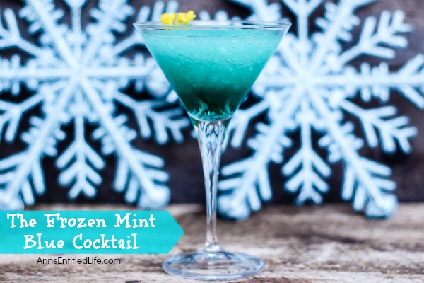 The Frozen Mint Blue Cocktail Recipe. This beautiful beverage combines the cool, refreshing taste of peppermint, and the sweet taste of agave for a marvelous holiday or anytime cocktail. The next time you want to enjoy an invigorating adult libation, reach for a Frozen Mint Blue Cocktail.
