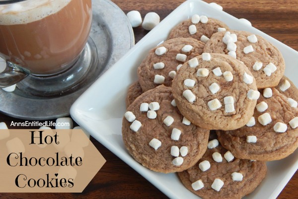 Hot Chocolate Cookies Recipe. The great taste of warm, comforting hot chocolate in a cookie! These easy to make, rich and delicious hot chocolate cookies will quickly become a family favorite. Bake up a batch tonight!