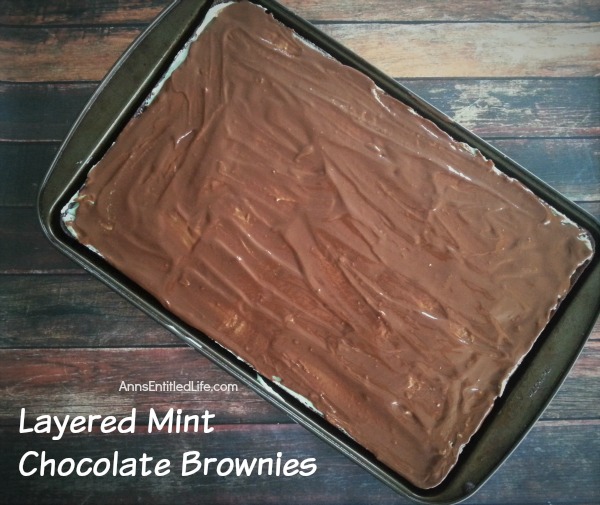 Layered Mint Chocolate Brownies Recipe. These amazing, triple layered mint chocolate brownies are simply delicious. Your friends and family will rave about these phenomenal brownies as they clean out the pan!