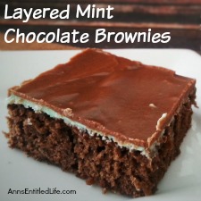 Layered Mint Chocolate Brownies Recipe
