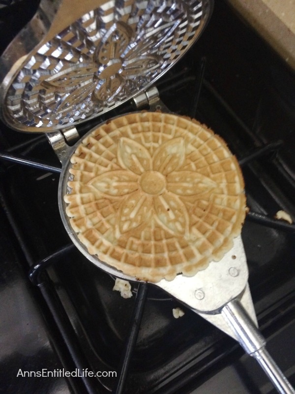 Pizzelle Recipe. Pizzelles are a delicious Italian wafer cookie that my grandmother made every year for Christmas! Light and crispy, these buttery vanilla pizzelles are great for the holidays, dessert, or anytime. Your family will gobble these right up.