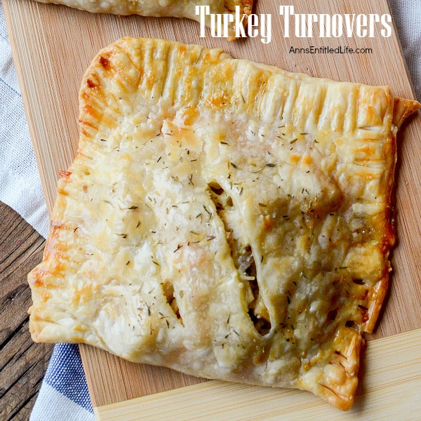 Turkey Turnover Recipe. Leftover turkey never tasted so good! Make great use of leftover turkey (or chicken) with this fast and easy to make Turkey Turnover recipe.