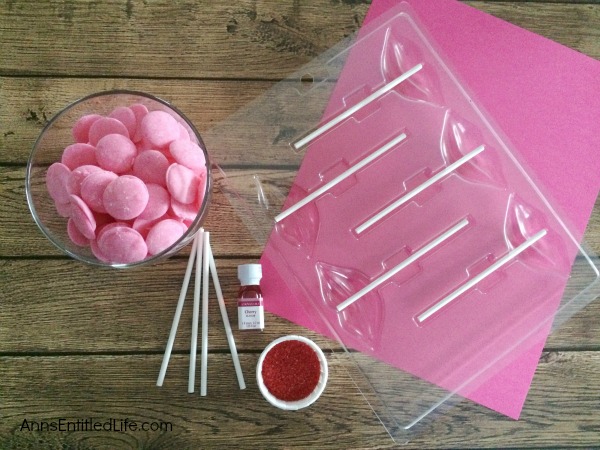 Lip Pops Recipe. Make your own Lip Pops quickly, easily and inexpensively using this step by step tutorial. Whether for a bridal shower, wedding favor or Valentine's Day treat, these simple to make, delicious lip pops are a wonderful cherry-chocolaty sweet.