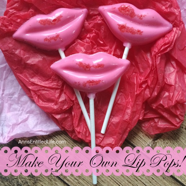 Lip Pops Recipe. Make your own Lip Pops quickly, easily and inexpensively using this step by step tutorial. Whether for a bridal shower, wedding favor or Valentine's Day treat, these simple to make, delicious lip pops are a wonderful cherry-chocolaty sweet.