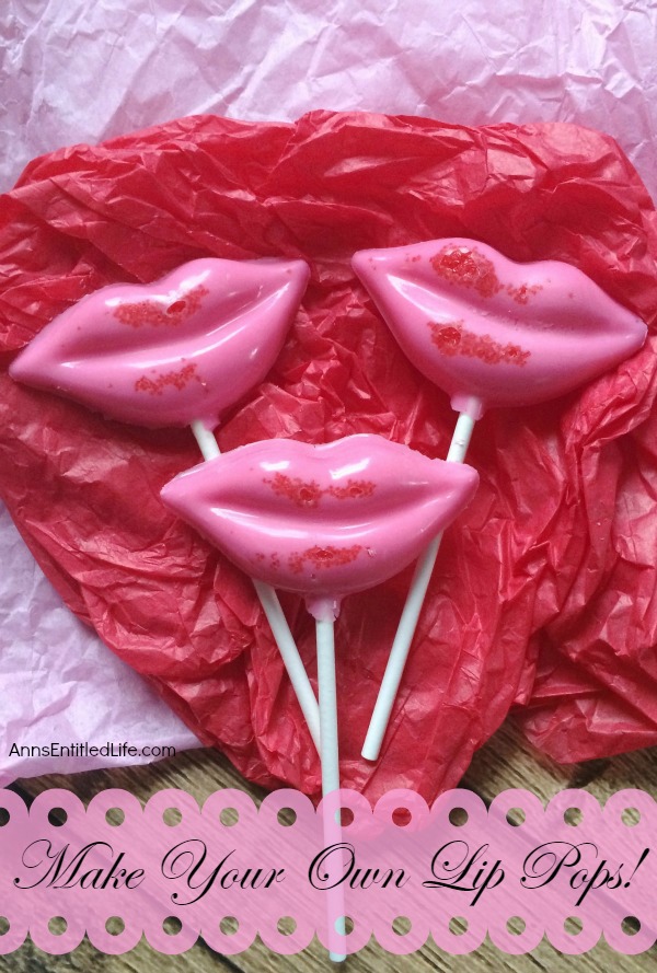 Lip Pops Recipe. Make your own Lip Pops quickly, easily and inexpensively using this step by step tutorial. Whether for a bridal shower, wedding favor or Valentine's Day treat, these simple to make, delicious lip pops are a wonderful cherry-chocolaty sweet.