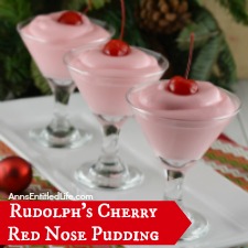 Rudolph’s Cherry Red Nose Pudding