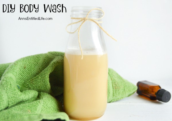 DIY Body Wash Recipe. Make your own body wash for pennies and save big over store brands. Get the added benefit of knowing exactly what ingredients make up the body wash you are using on your skin. No more harsh chemicals, just soothing, gentle, cleansing body wash. Make bath and shower time special with this wonderful honey and floral do it yourself body wash formula!