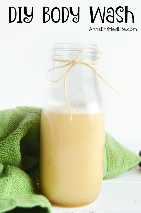DIY Body Wash Recipe. Make your own body wash for pennies and save big over store brands. Get the added benefit of knowing exactly what ingredients make up the body wash you are using on your skin. No more harsh chemicals, just soothing, gentle, cleansing body wash. Make bath and shower time special with this wonderful honey and floral do it yourself body wash formula!