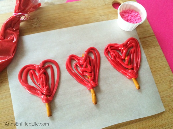 Easy Heart Pretzel Recipe. These 3 ingredient, adorable Heart Pretzels are easy to make! Wrap them up for school treats, or serve to friends and family as a special snack! Everyone will love these Easy Heart Pretzels.