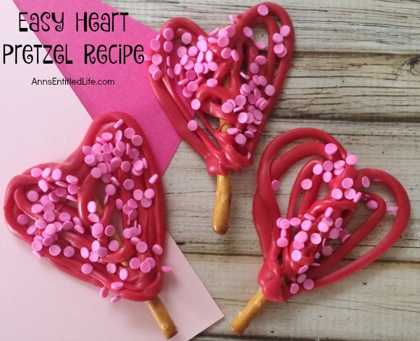 Easy Heart Pretzel Recipe. These 3 ingredient, adorable Heart Pretzels are easy to make! Wrap them up for school treats, or serve to friends and family as a special snack! Everyone will love these Easy Heart Pretzels.