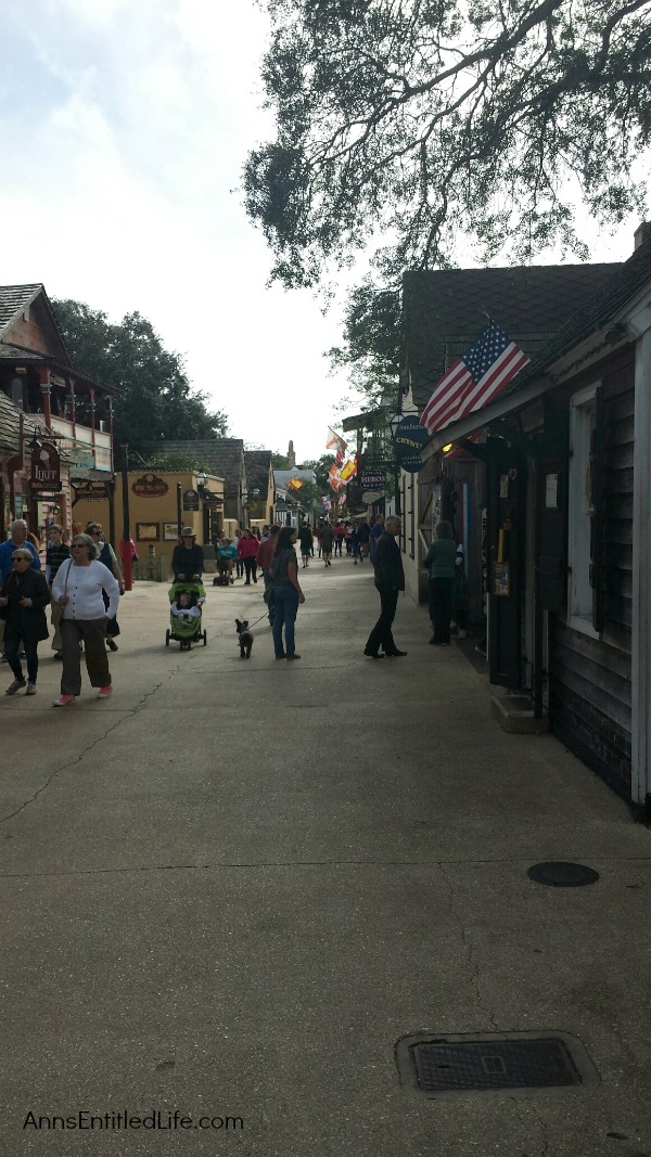 St. George Street in Old Town, St. Augustine, Florida