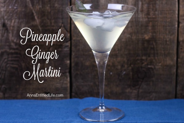 Pineapple Ginger Martini Recipe. The rich, spicy taste of ginger beer combined with smooth tropical flavors makes for a uniquely exotic cocktail. The next time you open a ginger beer, give this Pineapple Ginger Martini Recipe a try!