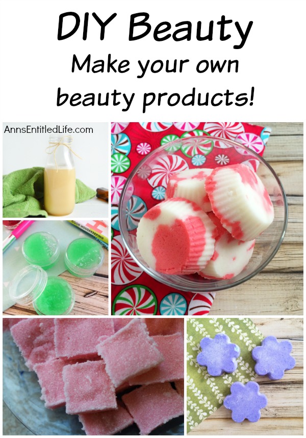 Easy DIY Beauty. Beauty Products you can make at home! Easy, homemade beauty products. How to make your own all nature, beauty products for skin care, facial, and body care. Tutorials on AnnsEntitledLife.com