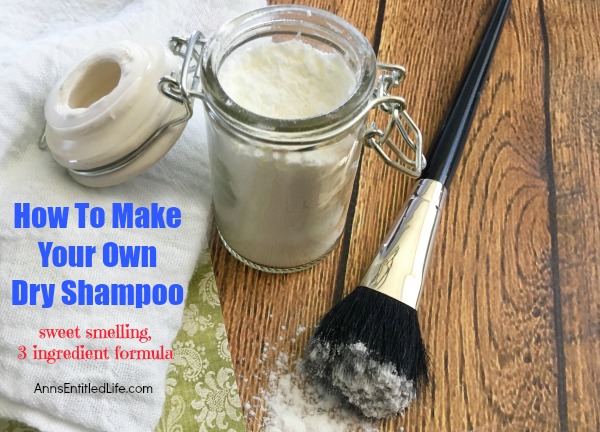 How To Make Your Own Dry Shampoo. Making your own dry shampoo is simple and inexpensive. Save yourself big dollars over salon and drug store brands, and know exactly what is in your dry shampoo by learning how to make your own sweet smelling dry shampoo with this simple three ingredient formula.