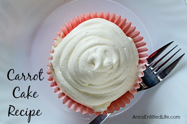 Carrot Cake Cupcakes Recipe. A moist and scrumptious carrot cake recipe. These from scratch carrot cake cupcakes are a taste of spicy deliciousness that are easy to make. Frosted or unfrosted this carrot cake recipe is simply fabulous.