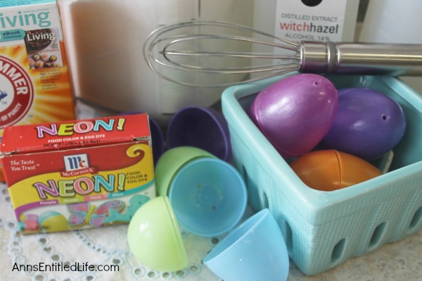 DIY Easter Egg Bath Bombs. Make your children something different for their Easter baskets this year with this fun DIY Easter Egg Bath Bombs recipe. Simple to make, these DIY Easter Egg Bath Bombs don't require many ingredients.