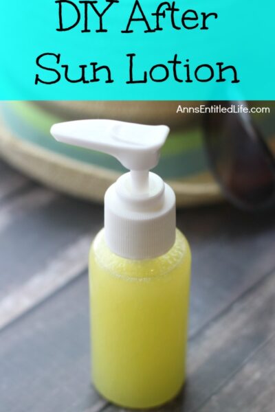 DIY After Sun Lotion