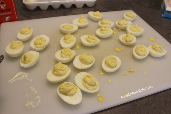 Deviled Eggs with a Kick Recipe. Like a bit of a kick to your deviled eggs? This deviled egg recipe contains a secret ingredient that packs some real heat. These delicious little devils can be served as an appetizer, or side dish. Perfect anytime of year.