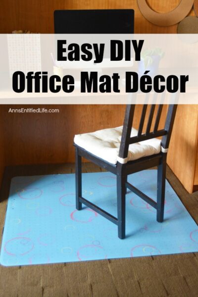 Easy Diy Office Mat Decor
