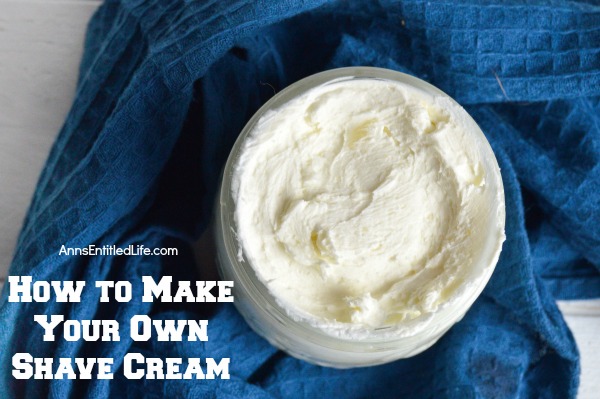 Make Your Own Shave Cream. Looking for a soothing, moisturizing and wonderfully fragrant shave cream without all the chemicals found in retail brands? This all natural shave cream is simply fabulous. Make your own shaving cream easily and inexpensively with this simple step by step tutorial.