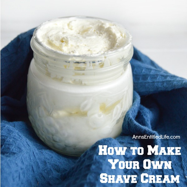 Make Your Own Shave Cream. Looking for a soothing, moisturizing and wonderfully fragrant shave cream without all the chemicals found in retail brands? This all natural shave cream is simply fabulous. Make your own shaving cream easily and inexpensively with this simple step by step tutorial.