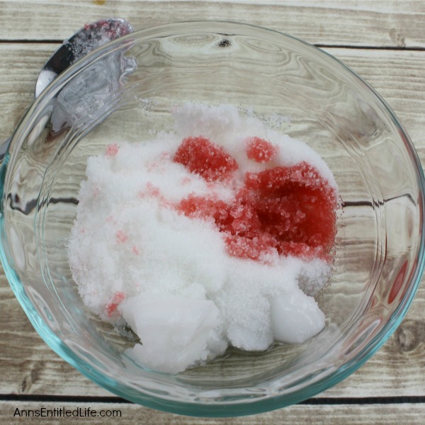 Strawberry Daiquiri Lip Scrub. Have dry, chapped lips? Exfoliate your lips with your own, homemade lip scrub. Try this fun, flavored Strawberry Daiquiri Lip Scrub recipe! You can easily, and inexpensively, make your own Strawberry Daiquiri Lip Scrub by following these simple step by step instructions.