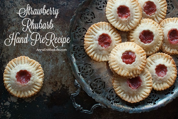 Strawberry Rhubarb Hand Pies Recipe. Homemade pie, but no utensils required to eat. These delicious, sweet and tart, easy to make Strawberry Rhubarb Hand Pies are great for dessert, lunch boxes, snacks and portion control.