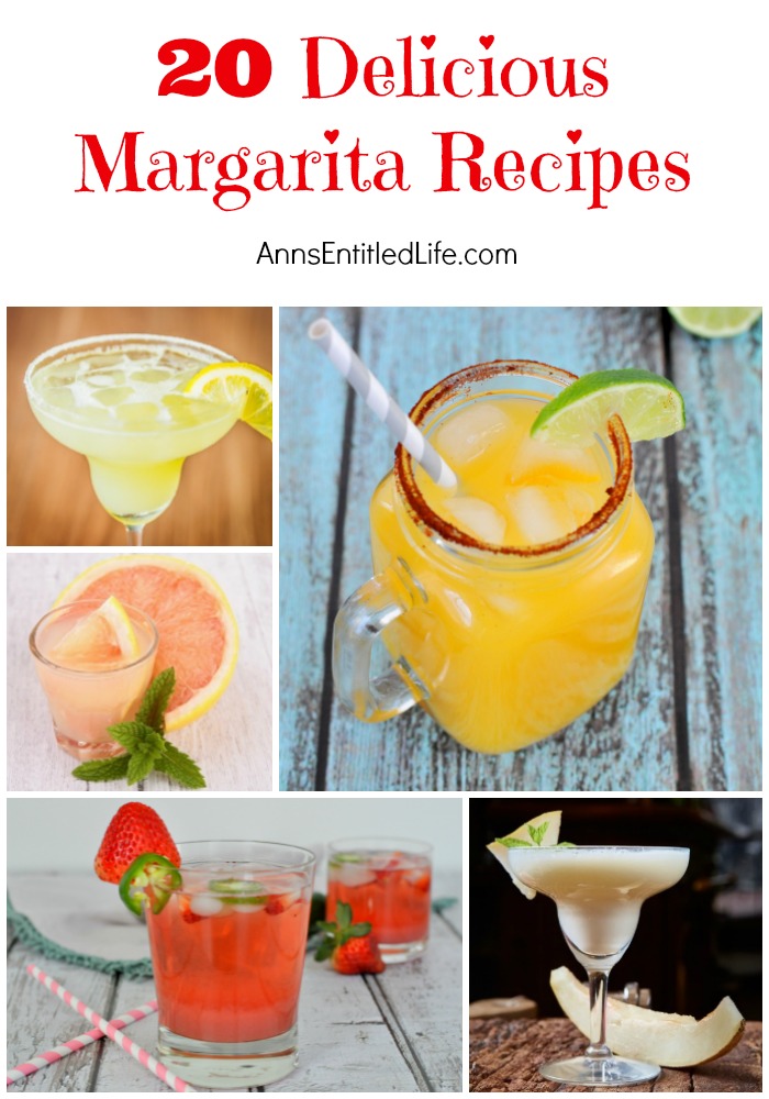 20 Delicious Margarita Recipes. Frozen, Shaken or On-the-Rocks. From raspberry to grapefruit to cucumber and more; there is a Margarita to please everyone. Instead of the traditional classic, expand your libation horizons with one of these fantastic 20 Delicious Margarita Recipes!