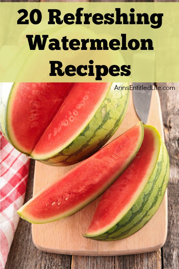 20 Refreshing Watermelon Recipes. Beat the summer heat with cool, delicious watermelon. From cocktails and milkshakes to salads and salsa, these  these 20 watermelon recipes are as versatile as they are delicious. Try out one of these refreshing watermelon recipes today.