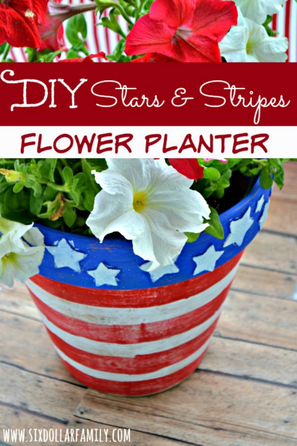 Looking for a simple Patriotic Craft idea for Memorial Day, Independence Day, Flag Day or just for general decor? Try one of these ideas! From planters to clothing, from wall decor to tabletop decorations, one of these 10 easy Patriotic Crafts will by just perfect to add a festive touch to your holiday or occasion.