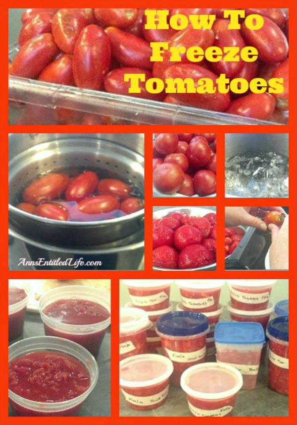 How to Freeze Tomatoes