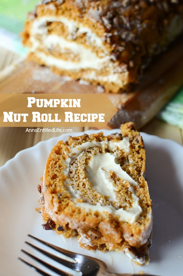 Pumpkin Nut Roll Recipe. Bake a pumpkin nut roll for the holidays, special occasion or anytime. Your friends and family will love this beautiful and delicious pumpkin dessert - a fantastic alternative to pumpkin pie.