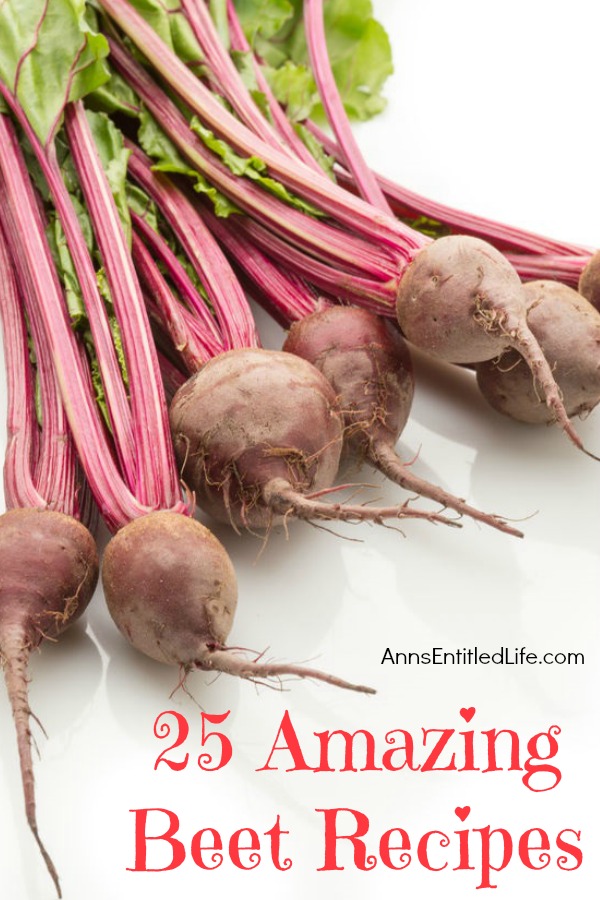 25 Amazing Beet Recipes. From salads to drinks, from bread and cakes to PASTA, the beet is a truly fabulous, amazing and versatile vegetable. Nothing beats beets! Try one of these amazing beet recipes tonight.