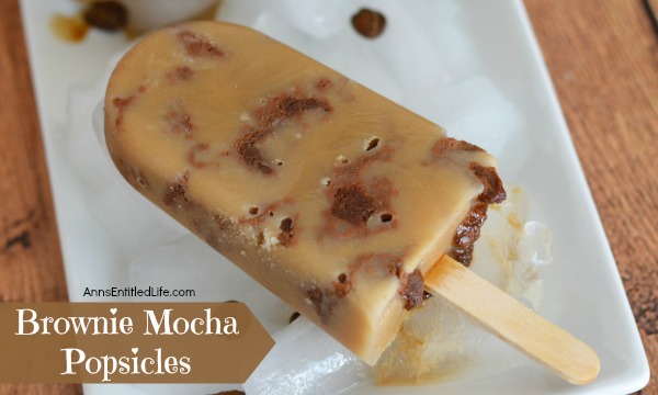 Brownie Mocha Popsicles Recipe. The delicious taste of coffee combined with fantastic, chewy and decadent brownies make for a heavenly frozen confection. Make your own frozen ice pops with this easy Brownie Mocha popsicles recipe and enjoy a delicious frozen treat.