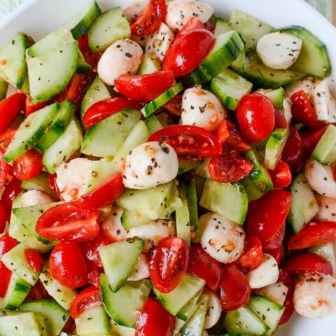 Cucumber Caprese Salad-image