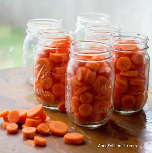 Canned Carrots Recipe. A super easy home canning recipe with step by step tutorial photographs on how to can carrots. In under an hour you can preserve your summer harvest of carrots to enjoy year-round.