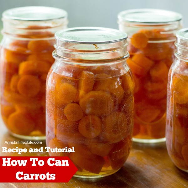 Canned Carrots Recipe. A super easy home canning recipe with step by step tutorial photographs on how to can carrots. In under an hour you can preserve your summer harvest of carrots to enjoy year-round.